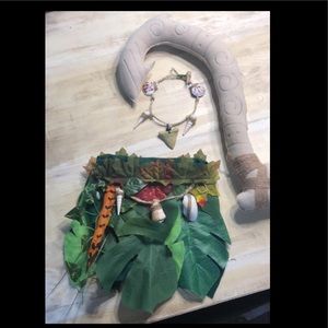 Maui costume, elastic waist.